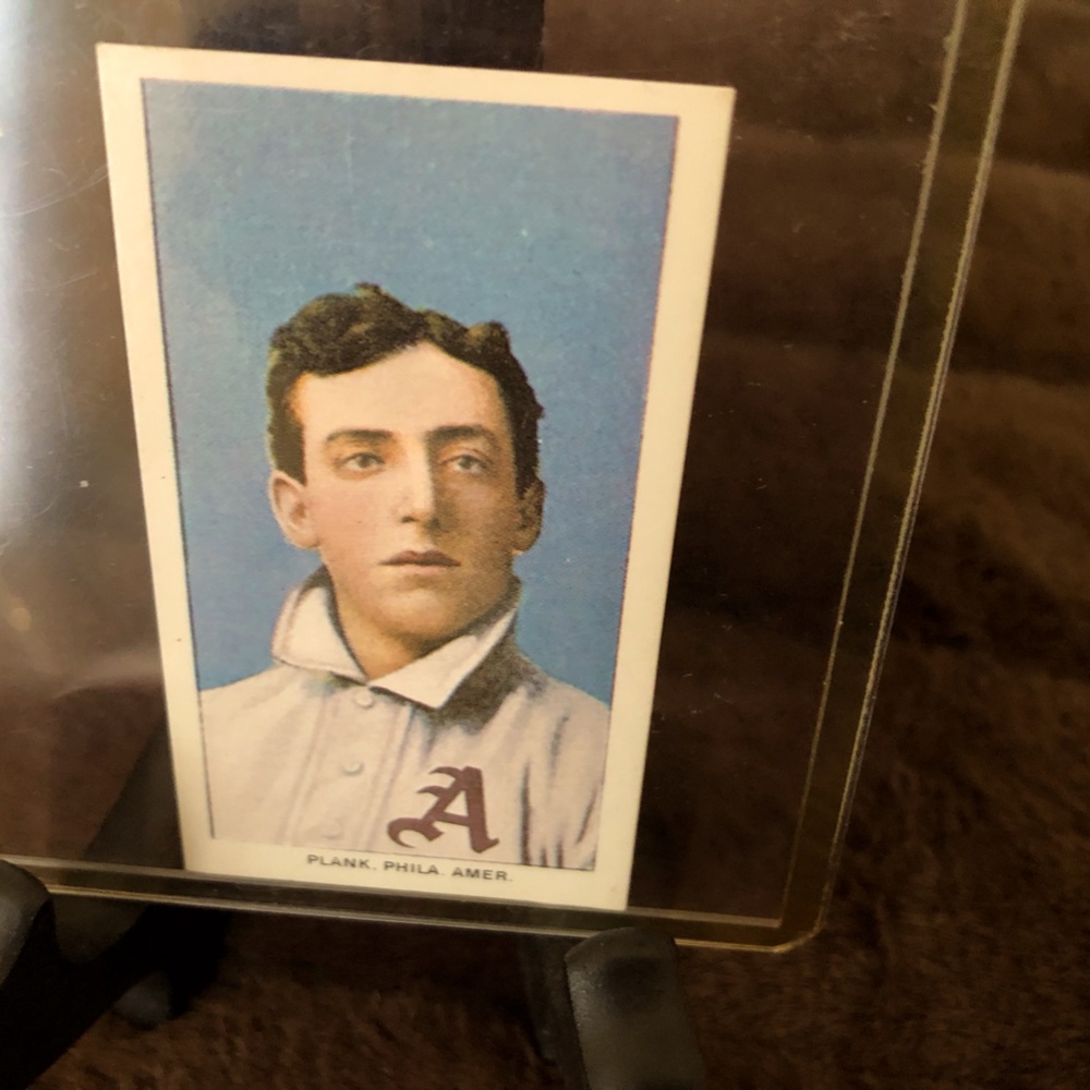 Eddie Plank collectible Reprint card